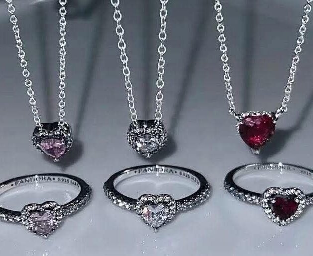 parure Pandora 3 pièces argent 925